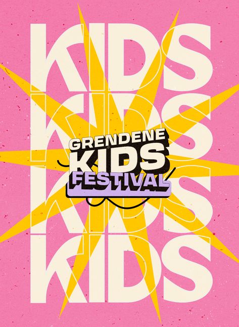 Festival Kids on Behance Youtube Thumbnail Design, Design Hacks, Design Club, Festival Logo, Church Graphics, Desain Editorial, Youtube Thumbnails, 강아지 그림, Church Graphic Design