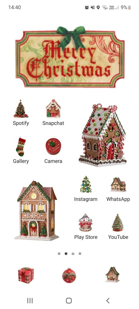 Christmas Aesthetic Phone Theme Layout Ideas Christmas Phone Inspiration, Christmas Phone Layout Ideas, Christmas Ipad Homescreen, Christmas Ios Layout, Phone Themes Christmas, Christmas Wallpaper Layout, Christmas Layout Iphone, Christmas Ios 16 Homescreen, Winter Phone Layout