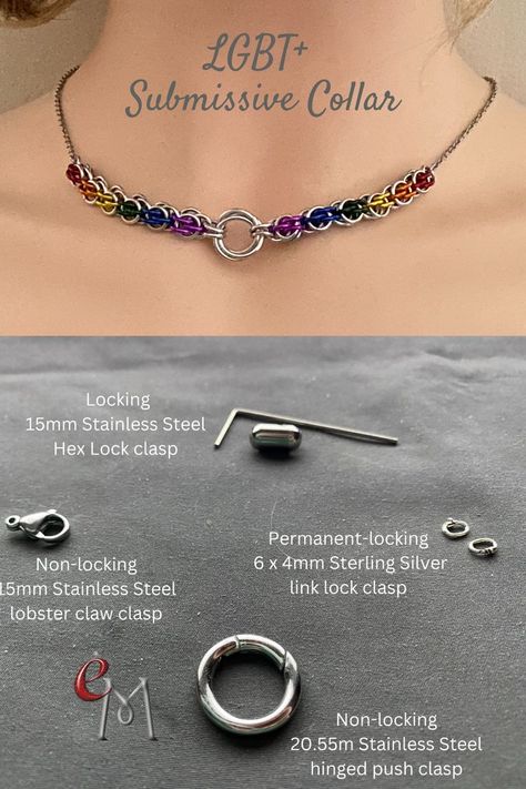 Sub Collar, Blue Dawn, Pride Necklace, Day Collar, Stainless Steel Hinges, Rainbow Necklace, Stainless Steel Cable, Soft Toothbrush, Amazing Day