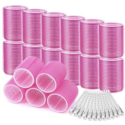 Bangs Volume, Large Hair Rollers, Velcro Hair Rollers, Roller Set Hairstyles, Big Hair Rollers, Thick Natural Hair, Hair Curlers Rollers, Velcro Rollers, Hair Roller