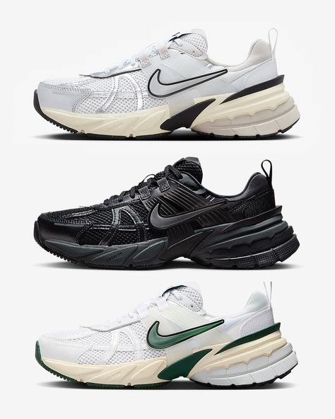 Take another look at the upcoming Nike 'V2K Run'... Due for release in Autumn this year, do we need more colour ways of this new silhouette❓👇 #thedropdate #nike #nikev2krun #v2krun #nikerunning #nikewmns Nike Running Shoes For Streetwear, Nike V2k Run Outfit Men, V2k Run, Nike Synthetic Running Shoes For Streetwear, Nike V2k, Nike V2k Run, Dynamic Moisture-wicking Running Shoes For Streetwear, Runing Shoes, Nike Zoomx Invincible Run Flyknit