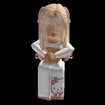 Hello Kitty Fit, Cute Roblox Avatars, Vinyl Art Paint, Aesthetic Outfits Y2k, Kawaii Outfit Ideas, Roblox Character, Roblox Emo Outfits, Y2k Hello Kitty, Roblox Fit Ideas