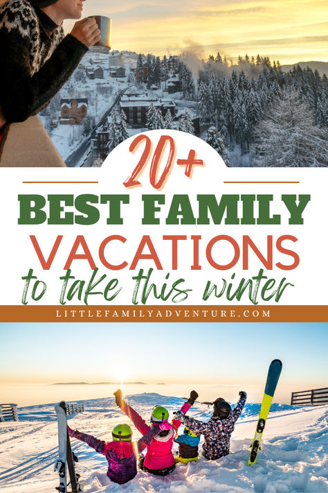 Discover the ultimate winter vacation guide for families with 20+ amazing ideas! From hitting the slopes in Park City to experiencing the vibrant Winter Carnaval in Montreal, and soaking up the sun on Florida's beaches, this list has something for everyone. Start planning your perfect family getaway today! ad #winterwow #familytravel #wintertravel New Years With Kids, Winter Vacation Ideas, Fun Camping Ideas, Winter Family Vacations, Snow Vacation, Winter Vacations, Winter Getaways, Winter Travel Destinations, Money Plan