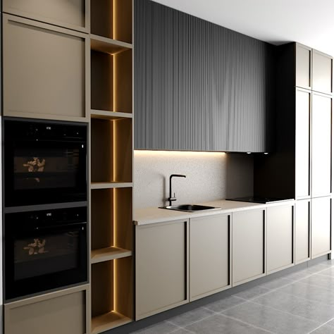 Latest Modular Kitchen Design, Luxury Kitchen Cabinets, Minimal Kitchen Design, Modern Kitchen Cabinet Design, Modular Kitchen Design, Kitchen Cabinet Styles, Modern Kitchen Cabinets, House Design Kitchen, Kitchen Appliance