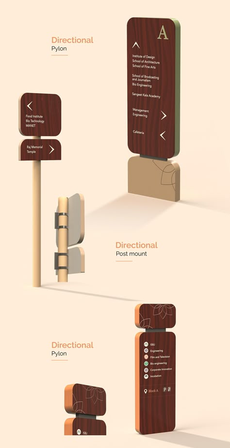 Wayfinding System - MIT ADT :: Behance Way Finding Design, Entrance Signage, Park Signage, Signage Board, Wayfinding Signage Design, Wayfinding Signs, Directional Signage, Way Finding, Sign System