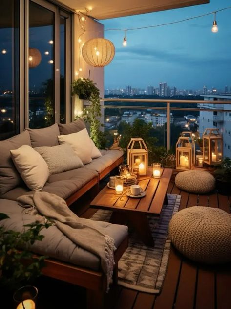 25+ Genius Apartment Balcony Decorating Ideas for a Cozy Retreat - HubPages Balacona Decoration, Dream Balcony, Balkon Decor, Home Decor Apartment, Balcony Design Ideas, House Balcony, Modern Balcony, Terrace Decor, Small Balcony Design