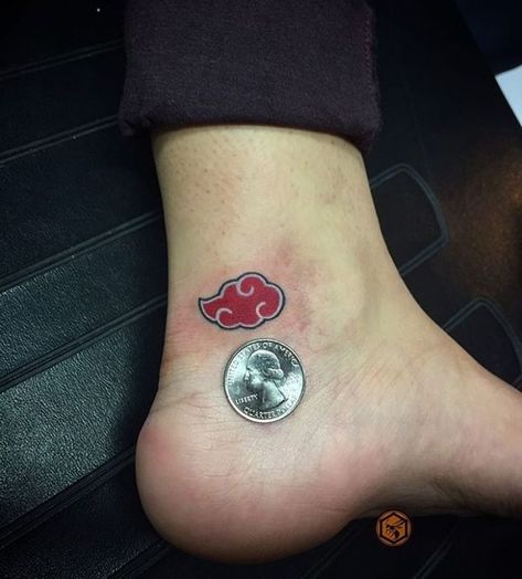 Naruto Tattoo Sharingan, Subtle Anime Tattoos, Akatsuki Tattoo, Naruto Tattoos, Hd Tattoos, Naruto Akatsuki, Naruto Tattoo, Omerta Tattoo, Theme Tattoo