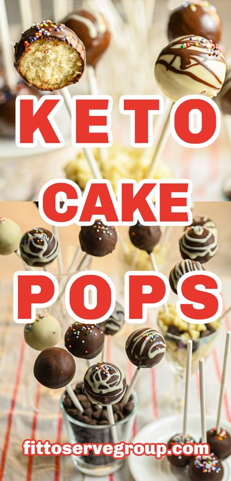 close up images of keto cake pops Paleo Cake Pops, Keto Cake Pops, Protein Cake Pops, Healthy Cake Pops, Gluten Free Cake Pops, Low Carb Easy Recipes, Low Sugar Cakes, Oreo Cake Pops, Almond Flour Cakes