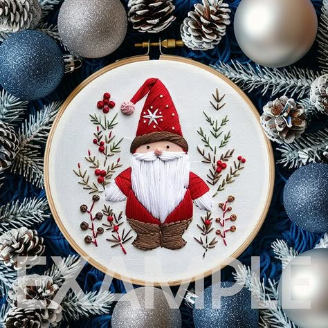 EmbroideryHousePDF - Etsy Canada Christmas Hand Embroidery, Garden Embroidery, Tote Bag Ideas, Easter Embroidery, Sewing Crafts Tutorials, Christmas Embroidery Designs, Hand Embroidery Kit, Embroidery Christmas, Unique Embroidery