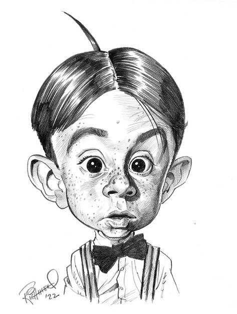 Richmond Illustration Inc. The Little Rascals, Desenho Tom E Jerry, رسم كاريكاتير, Little Rascals, Caricature Sketch, Drawing Cartoon Faces, Comedy Skits, Funny Caricatures, Caricature Drawing