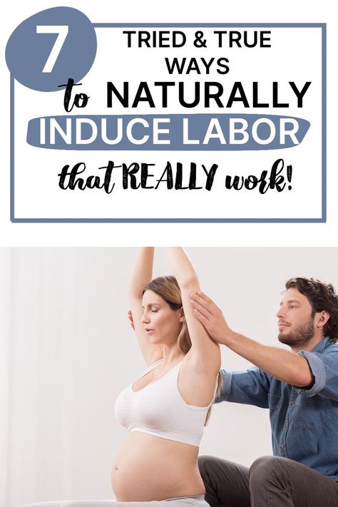 a pregnant woman breathing deeply while her male partner holds her arms up in the air while she tries to induce labor naturally Naturally Induce Labor, Creative Nursery, Induce Labor, Introducing Solids, Baby Stage, Nursery Decor Ideas, Health Living, Baby Care Tips, Baby Shower Inspiration