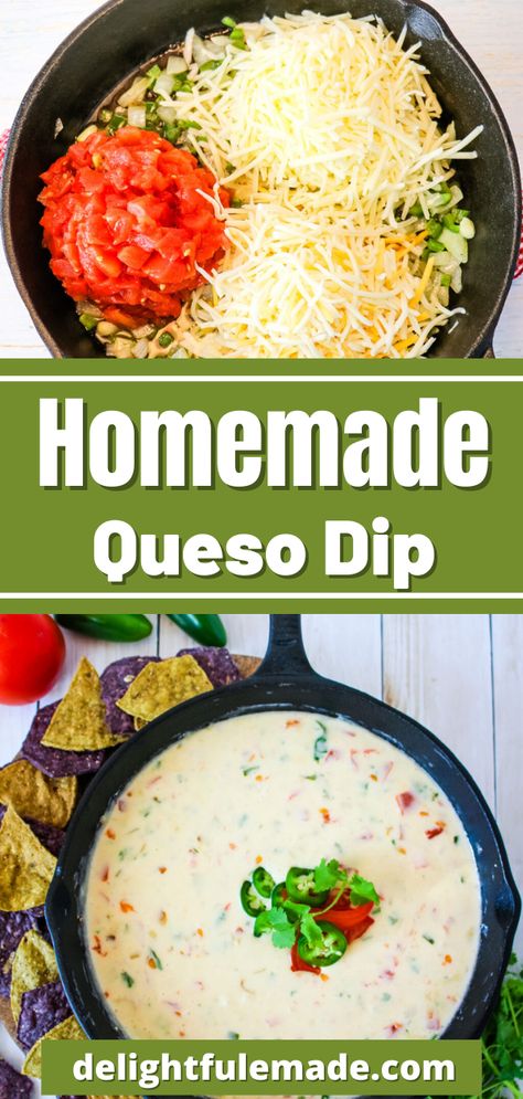 Restaurant White Queso, Make Queso Dip, Easy White Queso, Queso Recipe Easy, Homemade Queso Dip, White Queso Dip Recipe, White Queso Recipe, Homemade Queso, Restaurant White