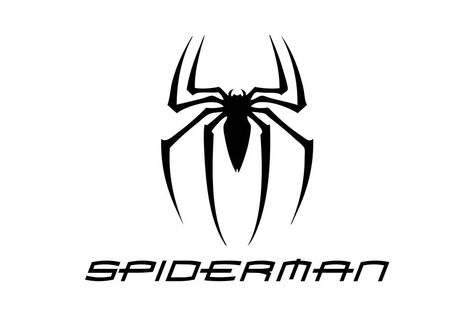 spiderman-logo-design Cricut Spiderman, Superhero Logo Templates, Spiderman Tattoo, Spiderman Logo, Spiderman Svg, Image Spiderman, Black Spiderman, Spiderman Spider, Superman Logo