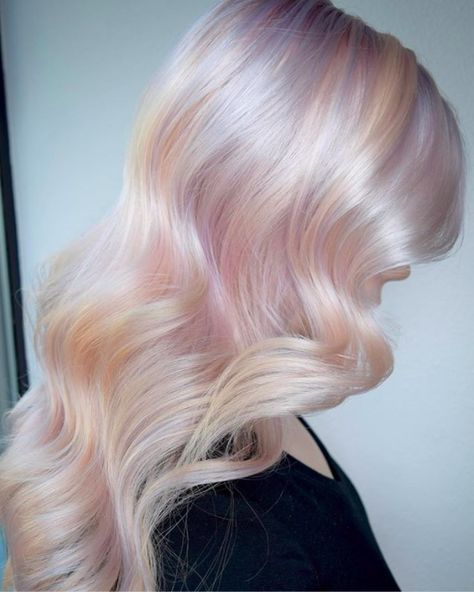 New Hair Color Trends, Blonde Dye, Beige Blond, Opal Hair, Dyed Hair Pastel, Peach Hair, Diet Vegetarian, Pastel Hair, Long Blonde