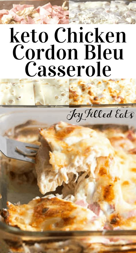 Chicken Ham And Swiss, Keto Chicken Cordon Bleu, Creamy Dijon Sauce, Creamy Dijon, Low Carb Grain, Dijon Sauce, Cordon Bleu Casserole, Ham And Swiss, Chicken Cordon Bleu Casserole