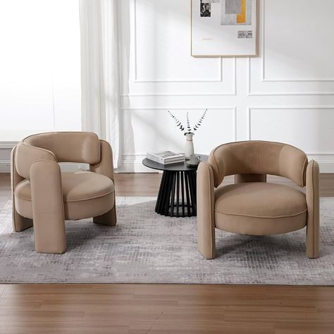 Amazon.com: Wahson Bucket Chair Accent Chair with Open-Back, Set of 2 Boucle Upholstered Side Armchair, Modern Single Sofa for Living Room/Dining Room/Makeup Room, White : Home & Kitchen Backrest Design, Bedroom Chairs, Upholstered Bedroom, Chairs For Living Room, Accent Chairs & Armchairs, Accent Chair Set, Bedroom Lounge, Sofa Chairs, Upholstered Accent Chairs