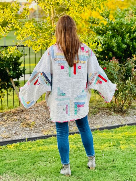 Patchwork Jacket Pattern, Hooded Coat Pattern, Quilt Jacket Pattern, Quilted Coat Pattern, Quilted Jacket Pattern, Upcycle Vintage, Quilted Coats, Hood Pattern, Quilt Coat