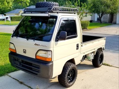 The 9 Best Japanese Kei Cars You Can Own in The U.S. Honda Mini Truck, Kei Truck Custom, Kei Truck 4x4, Honda Acty Truck, Acty Truck, Honda Truck, Honda Acty, Truck Roof Rack, Kei Truck