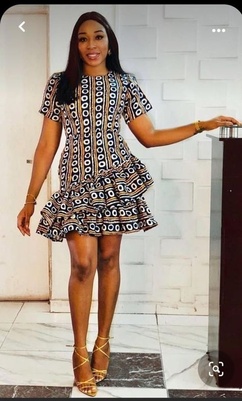 Short Ankara Dresses Classy, Kitenge Dress Designs, Chitenge Outfits, Short Ankara Dresses, Ankara Dress Designs, Ankara Short Gown Styles, Nigerian Fashion, Ankara Dress Styles, Ankara Designs