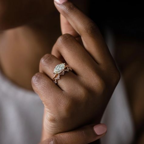 Marquise Rings, 14k Rose Gold Wedding Ring, Delicate Fine Jewelry, Marquise Cut Diamond Ring, Wedding Elopement Ideas, Art Deco Wedding Ring, Deco Wedding Ring, Handcrafted Engagement Ring, Melanie Casey