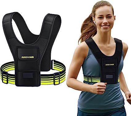 Lightweight Chest Pouch Running Vest Phone Holder for Men and Women in Running Jogging Training Hiking Running Phone Holder, Running Vest, Running For Beginners, Card Pouch, Sport Outdoor, Workout Fits, Workout Clothing, Support Telephone, Phone Pouch