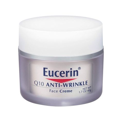 Best Drugstore Face Moisturizer, Eucerin Q10, Best Face Moisturizer, Face Creme, Best Face Cream, Skin Cream Anti Aging, Face Cream For Wrinkles, Skin Care Routine For 20s, Cream For Oily Skin