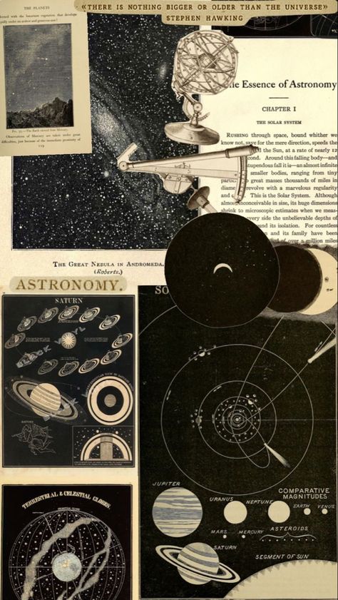 Aesthetic Space Posters, Astronomy Dark Aesthetic, Astronomy Astethic, Vintage Astronomy Wallpaper, Vintage Astronomy Prints Wallpaper, Space Poster Aesthetic, Space Wallpapers Aesthetic, Astronomy Art Wallpaper, Astronomy Room Aesthetic