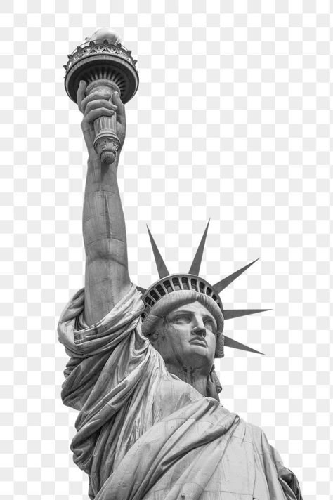 Statue Of Liberty Sticker, Statue Of Liberty Aesthetic, Statue Of Liberty Illustration, Statue Png, 80s Png, Nex York, Stickers Usa, Usa Landmarks, Noxus League Of Legends