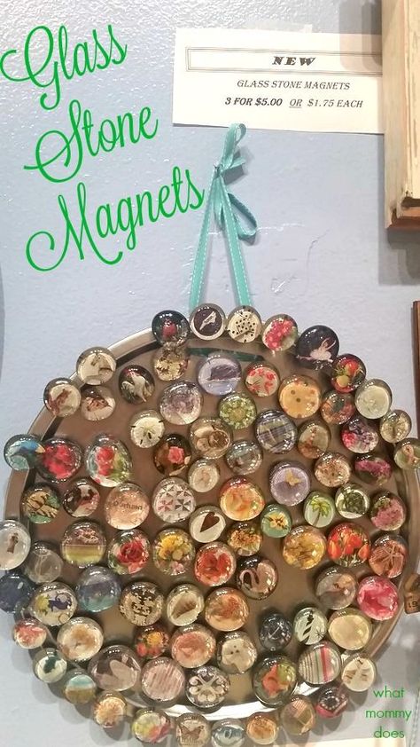 I can't get enough of these GLASS STONE MAGNETS! They're the perfect DIY craft to make and sell at flea markets or craft fairs. Part of my series on ways to make extra money and the post 50+ Crafts to Make and Sell at Crafts Fairs and Flea Markets! Check it out for a great list of things to make and sell…simple, easy ideas anyone can do, even teens and kids! Glass Stone Magnets, Craft To Make And Sell, Christmas Crafts To Sell Make Money, Things To Make And Sell, Easy Crafts To Sell, Ways To Make Extra Money, Christmas Crafts To Sell, Crafts For Teens To Make, Make Extra Money