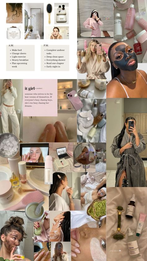 Self care day #selfcareideas #selfcareaesthetic #selfcare #selfcaremoodboard #selfcareday Girl Self Care Aesthetic, Self Care Day Routine, Girl Self Care, Self Care Aesthetic, Sunday Reset, Positive Quotes Wallpaper, Self Care Day, Day Routine, Dream Vision Board