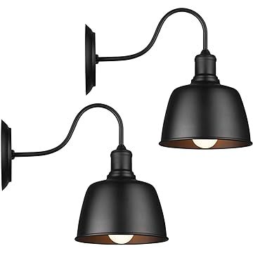 Amazon.com Shopping Cart Farmhouse Sconces, Retro Farmhouse, Metal Barn, Barn Light, Barn Lighting, Porch Lighting, Farmhouse Wall, Wall Light Fixtures, Black Walls