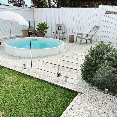 9 Plunge Pool Ideas | Family Handyman Small Pool Ideas, Zen Backyard, Homemade Pools, Tank Pools, Sunken Hot Tub, Tub Deck, Pools For Small Yards, Cheap Pool, Semi Inground Pools