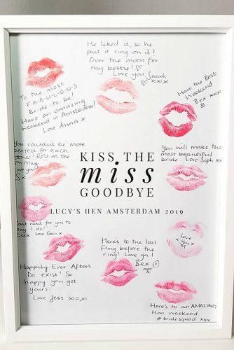 Kiss The Miss Goodbye, Bachelorette Diy, Bridal Shower Bachelorette Party Ideas, Gifts For The Bride, Bachelorette Planning, Bridal Shower Inspo, Bachelorette Party Weekend, Bridal Shower Planning, Diy Bachelorette Party