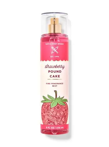 Pound Cake Perfume, Strawberry Pound Cake Perfume, Cake Perfume, Strawberry Pound Cake, Bath & Body Works, Bath N Body Works, Pound Cake With Strawberries, Bath And Body Works Perfume, Bath And Body Care