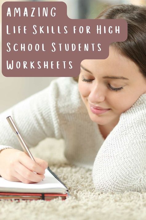 Time Management For High School Students, Counseling Lessons For High School, Social Skills For High School Students, Health Lessons For Middle School, Workshops For High School Students, Life Skills High School, Busy Work For High School Students, Life Skills For High School Students, Facs Lesson Plans High Schools