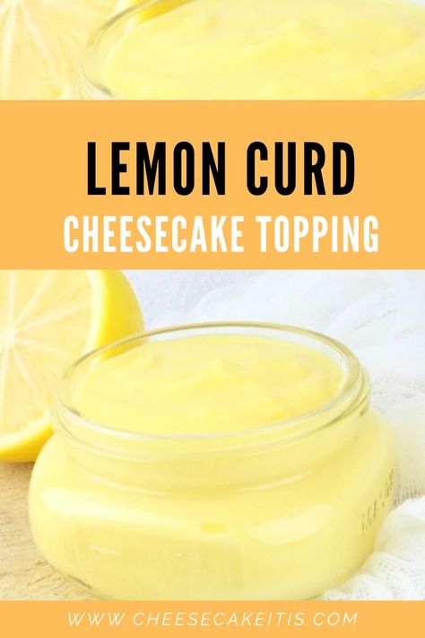 If you love that tart lemon flavor and are looking for a great cheesecake topping or filling, then you should try this lemon curd recipe!
@cheesecakeitis Lemon Curd Cheesecake, Cheesecake Topping, Lemon Meringue Cheesecake, Donut Filling, Lemon Pie Filling, Pancake Toppings, Cheesecake Toppings, Lemon Curd Recipe, Lemon Custard