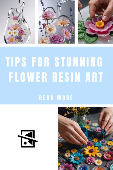 Tips for creating beautiful flower resin art, featuring colorful floral designs in resin creations. Diy Resin Flower Preservation, Resin Flower Art, Flowers In Epoxy Resin, Flower Resin Art, Flowers In Epoxy, Diy Resin Flowers, Flower Mold, Flowers In Resin, Flower Molding