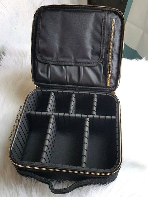 Makeup Bag Compartments, Make Up Bag Organizer, Cosmetic Travel Organizer, Traveling Makeup Bag, Make Up Travel Case, Makeup Bag With Compartments, Organized Makeup Bag, Makeup Organization Bag, How To Organize Makeup Bag