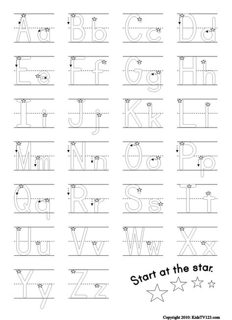 I could laminate this so it could be used with a dry erase marker throughout the year. Kites Preschool, Alphabet Writing Practice, Alfabet Letters, Alphabet Writing, Preschool Literacy, Kindergarten Writing, Kindergarten Literacy, Alphabet Worksheets, Writing Center