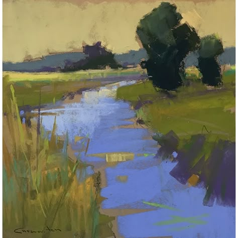 Ed Chesnovitch – Left Bank Gallery Interaction Of Color, Pastel Landscape, Modern Landscape, Abstract Art Painting Diy, Landscape Art Painting, Watercolor Landscape Paintings, Abstract Art Landscape, Abstract Landscape Painting, Plein Air Paintings