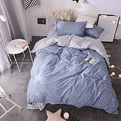 Constellation Bedding, Striped Bedroom, Constellation Pattern, Bedroom Bedding Sets, Queen Size Duvet Covers, Kids Duvet Cover, Full Bedding Sets, Blue Duvet Cover