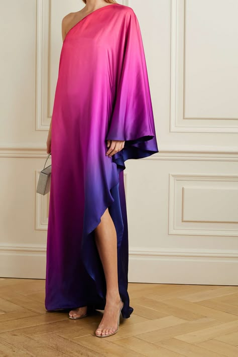 Kaftan Designs, Red Violet, Silk Kaftan, Party Kleidung, Modest Wear, Maxi Styles, Caftan Dress, Silk Charmeuse, Kaftan Dress