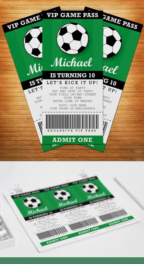 Soccer Party Invitations, Soccer Party Decorations, Soccer Birthday Invitation, Football Theme Birthday, Soccer Theme Parties, Soccer Birthday Party, Soccer Birthday Parties, Football Theme Party, Soccer Theme