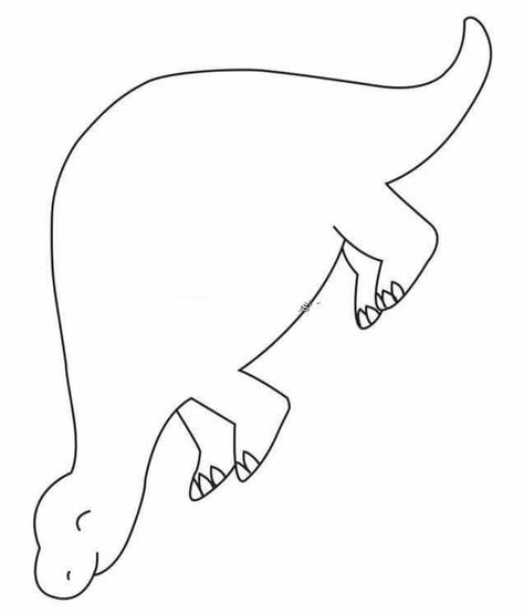 Dinosaurs For Toddlers, Coloring Pages Dinosaur, Printable Dinosaur Coloring Pages, Dinosaur Coloring Pages For Kids, Dinosaur Outline, Thema Dino, Dinosaur Template, Dinosaur Activities Preschool, Craft Activities For Toddlers