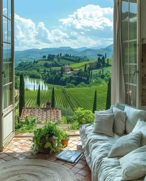 My beautiful Italy❤ | Beautiful vacation home in Tuscany ~ Italy 🇮🇹 with a gergeous view of nature. | Facebook San Miniato, Toscana Italia, Beautiful Vacations, Farm Stay, Tuscany Italy, Pretty Places, Travel Aesthetic, Abandoned Places, Summer House