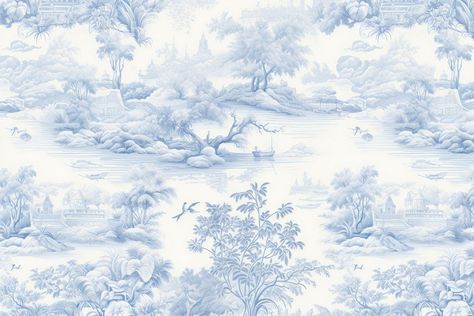 Beach wallpaper pattern nature | premium image by rawpixel.com / Nardsucha Toile Wallpaper, Toile Pattern, Blue Toile, Beach Wallpaper, Wallpaper Pattern, Art Background, Blue Background, Pattern Wallpaper, Blue Backgrounds