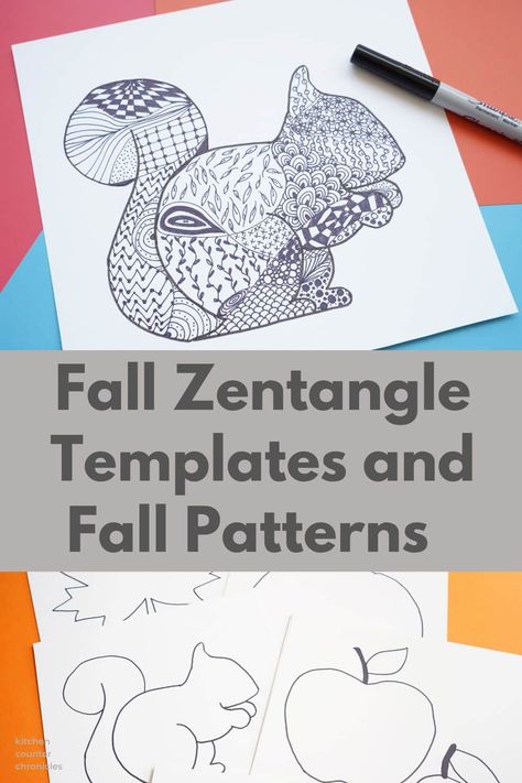 Zentangle Fall Art, Drawing Activities For Adults, Fall Zentangle Patterns, Zentangle Printables Free, Zentangle Pumpkins Art, Free Zentangle Printables, Turkey Zentangle, Autumn Zentangle, Fall Zentangle