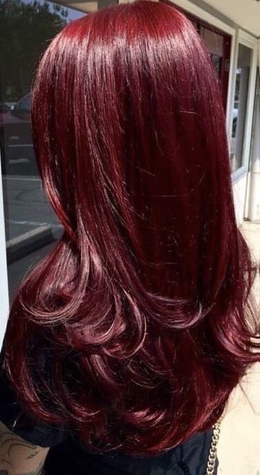 Wine Hair Color, Wine Red Hair, Wine Hair, Red Hair Inspo, Cherry Hair, Dyed Red Hair, Dark Red Hair, Hair Streaks, Dyed Hair Inspiration