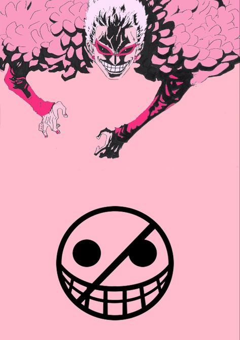 Don Quixote Doflamingo, Don·quixote Doflamingo, Trafalgar Law Wallpapers, Hyper Beast, Doflamingo Wallpaper, One Piece Theme, Donquixote Doflamingo, رورونوا زورو, Naruto One Piece