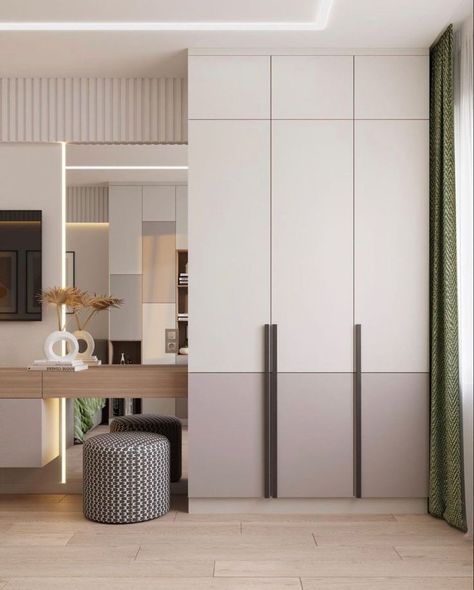 Wardrobe Dresser Design, Wardrobe With Dresser Designs, Coubord Design For Room, Shutter Wardrobe Designs, 5 Door Wardrobe Design, Bedroom Cupboards Modern, Wardrobe Shutter Design Modern, Wardrobe With Dresser, Kids Bedroom Wardrobe Design